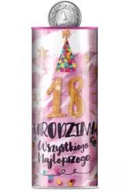 Skarbonka puszka Urodziny 18