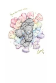 Kartka okolicznościowa Misie z serduszkami