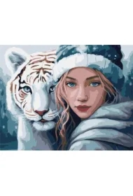 Malowanie po numerach - Zimowe ciepło