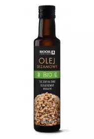 Olej sezamowy tłoczony na zimno nierafinowany