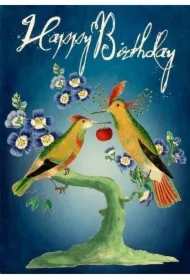 Karnet B6 z kopertą Urodziny Truskawka