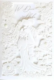 Karnet Ślub laser KP-287