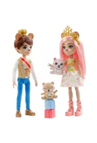 Enchantimals. Królewskie Lalki Braylee & Bannon Bear Niedźwiadki 2-pak GYJ07