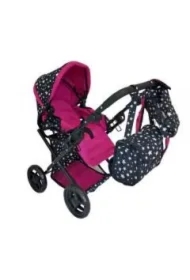 Wózek dla lalek głęboki z torbą