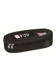 Piórnik saszetka z wewnętrzną klapką Pink K-Pop