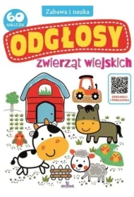 Odgłosy zwierząt wiejskich - kolorowanka z kodem QR