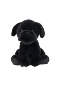 Pies Buldog czarny 25cm