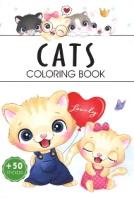 Cats. Coloring book