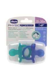 Smoczek uspokajający Soft niebieski 16-36m