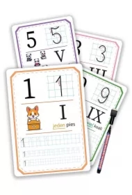 Pisz i zmazuj - Cyfry 11 kart + pisak