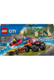 LEGO City Terenowy wóz strażacki z łodzią ratunkową 60412