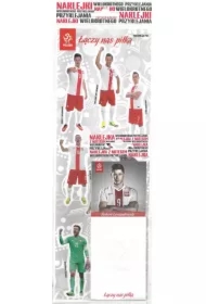 Zestaw naklejek z piłkarzami PZPN średni Z4