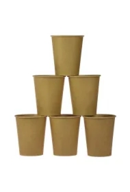 Kubki papierowe kraftowe 6 szt