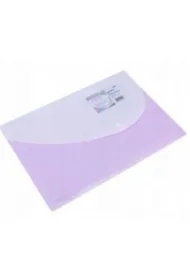 Teczka kopertowa na zatrzask PP Macaron fiol
