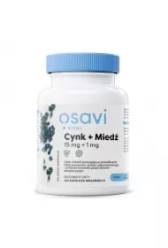 Cynk + Miedź 15 mg + 1 mg - suplement diety