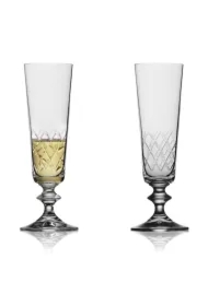 Kieliszki do szampana ze szkła kryształowego 36358