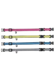 Obroża dla kota z podwójną klamrą, odblaskowa