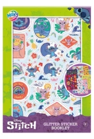 Książeczka z brokatowymi naklejkami Disney Stitch