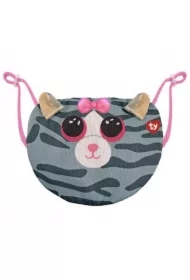 Maseczka Kiki. Szary kot