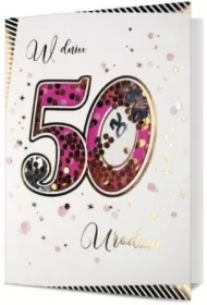 Karnet B6 Urodziny 50