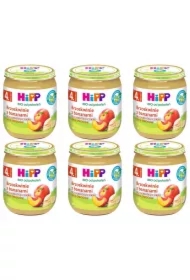 Brzoskwinie z bananami po 4. miesiącu zestaw