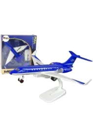 Samolot pasażerski G-650 z napędem niebieski