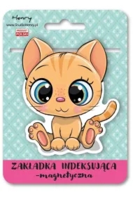 Zakładka magnetyczna - Kot rudy