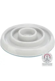 Slow Feeding, miska, dla psa/kota, szara, plastik/TPR, 23 cm, spowalniająca jedzenie