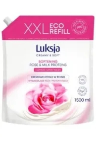 Mydło w płynie Creamy&amp;soft - Róża I Proteiny Mleka Zapas