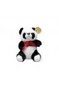 Zdjęcia - Maskotka Panda Pluszak 20 cm  siedząca z kokardką DEEF 3746 