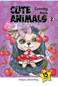 Kolorowanka A4 15 obrazków Słodkie zwierzątka 2