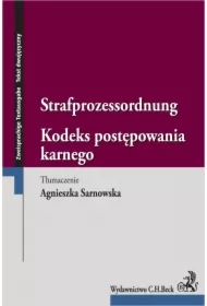 Kodeks postępowania karnego. Strafprozessordnung