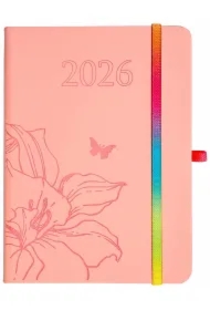 Kalendarz 2026 B6 tygodniowy Hip Hop morelowy