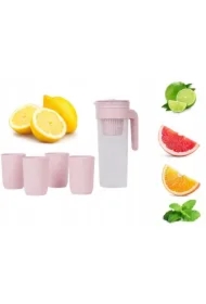 Dzbanek Piknikowy Filtrujący 1L + 4 Kubki