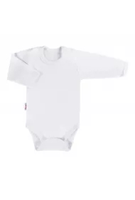 Body Dziecięce Białe Z Długim Rękawem 98 Cm Eevi