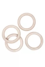 Drewniane kółko do makramy