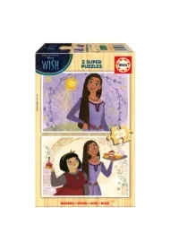 Puzzle drewniane 2x25 el. Życzenie