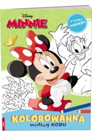 Minnie. Kolorowanka według kodu