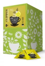 Herbatka z imbirem i cytryną