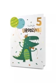 Karnet B6 Urodziny 5