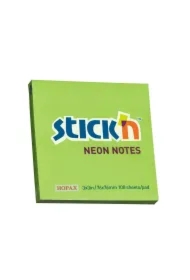 Notes samoprzylepny neonowy zielony