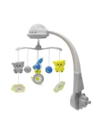 Karuzelka plastikowa z projektorem szary