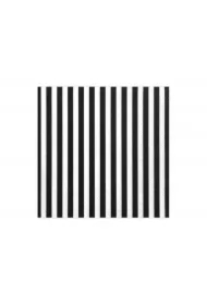 Serwetki Paski czarne