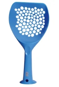 Łopatka do kuwety Kitty, niebieska, 9 x 15.5 x 32 cm