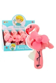 Wiatraczek wentylator ręczny Flaming różowy