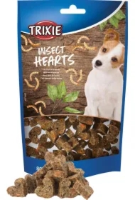 Insect Hearts, przysmak z insektów, dla psa, w kształcie serca