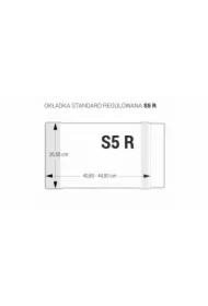 Okładka regulowana S5 - 265 bezbarwna OZB-51