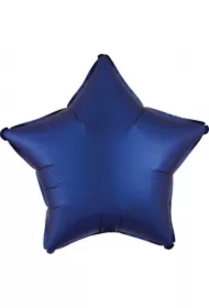 Balon foliowy Lustre Navy niebieski gwiazda