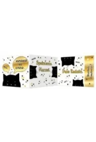 Karnet B6 składany Urodziny - Koty