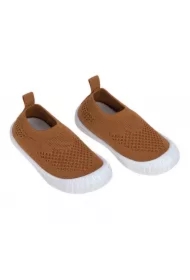 Ultrawygodne elastyczne trampki dziecięce z antypoślizgową podeszwą Splash & Fun caramel, rozm. 23